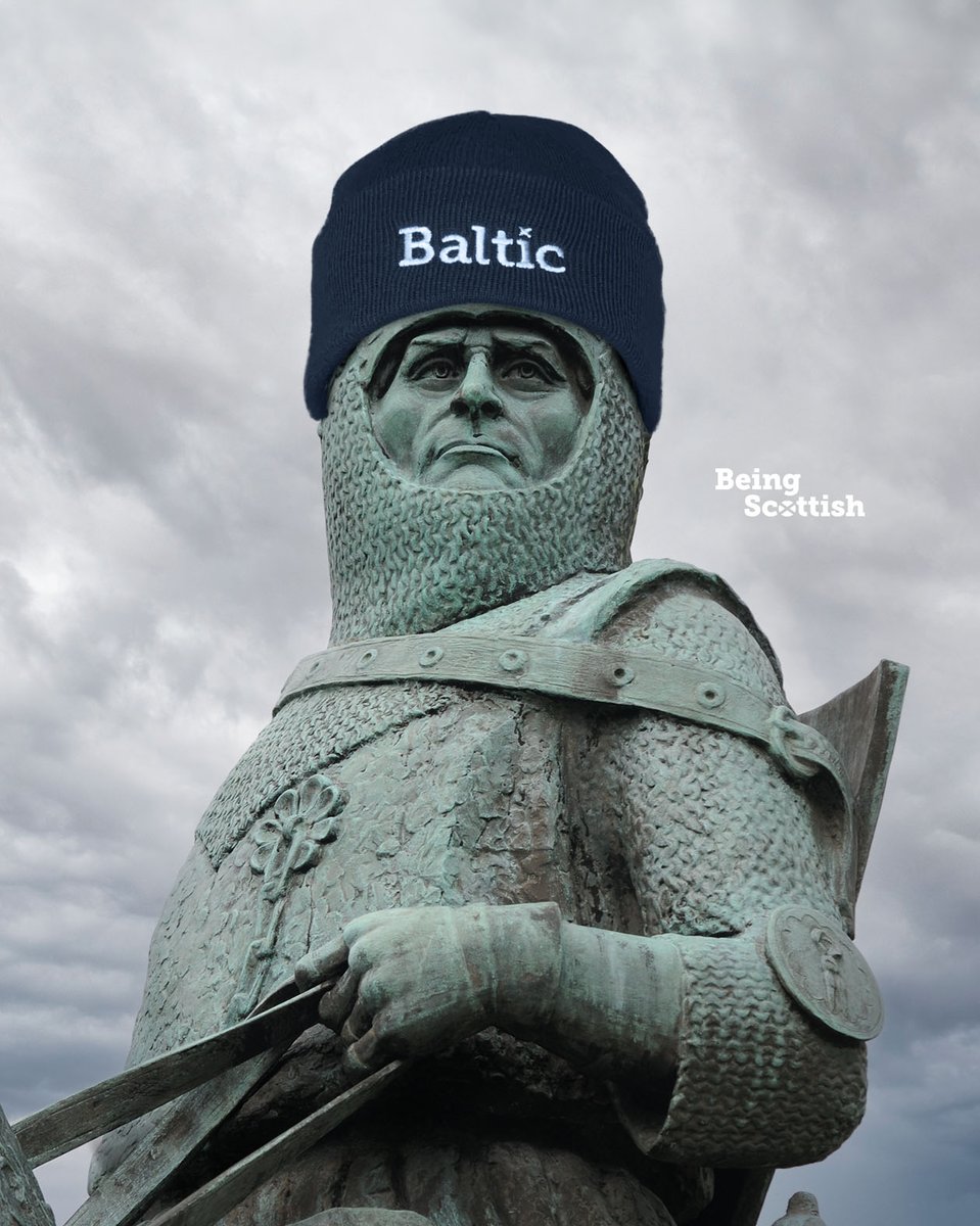 Robert the Bruce, cosy in his Baltic beanie hat 🏴󠁧󠁢󠁳󠁣󠁴󠁿 Available in our shop. Link in bio.