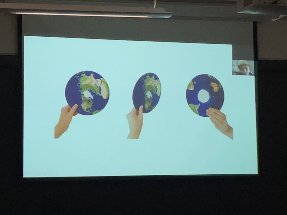 thserra's tweet photo. Richard Gott talks about Vanderbei’s disc projection being the most accurate projection for measuring the distance between any two pairs of points in the globe at #BobFest #orms
And that will be the wrap for me: I have a long road ahead and big plans for the next days! https://t.co/Zc7mw0i6vy