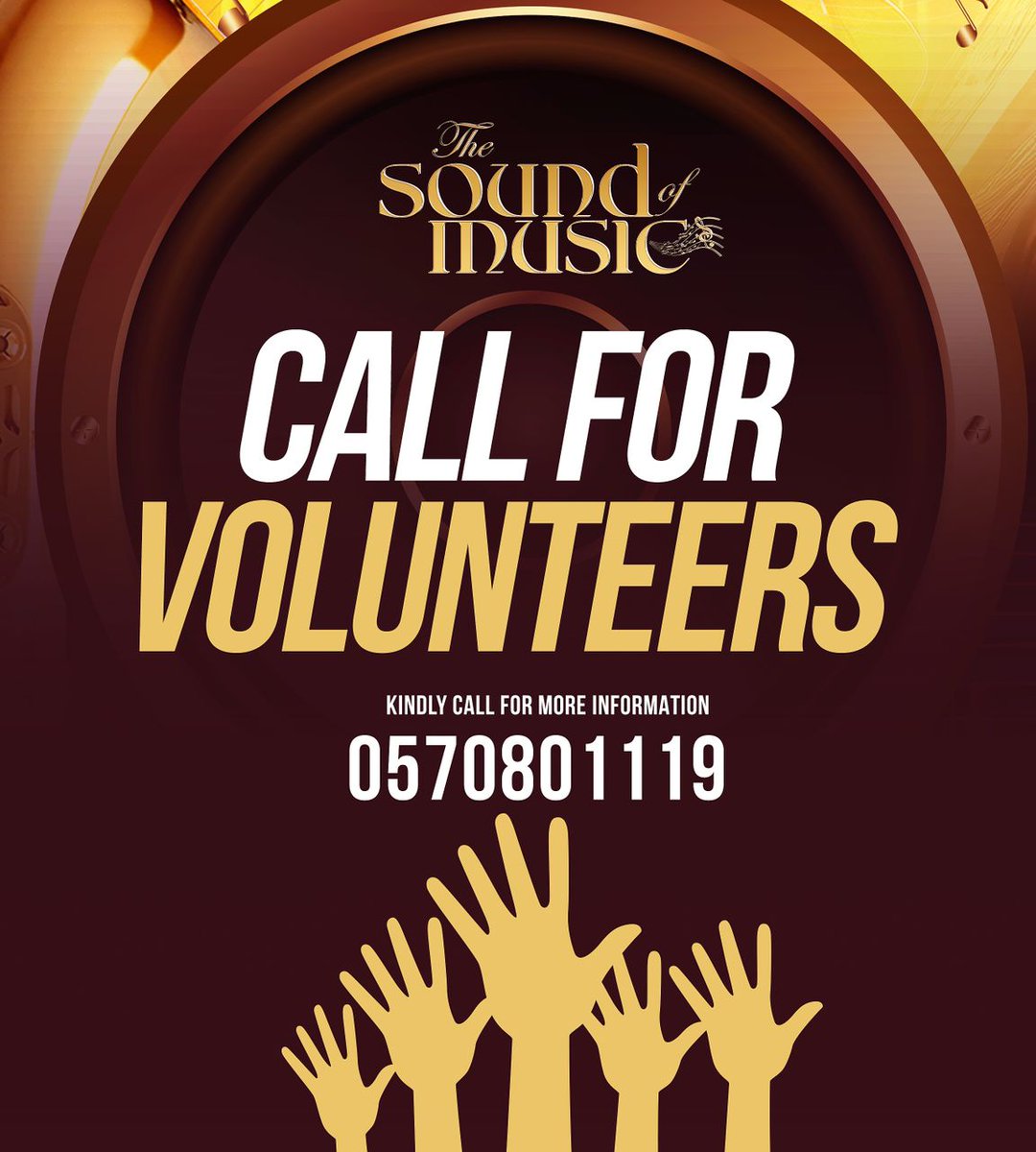 roselyn_felli's tweet photo. If you want to be part of #TheSoundOfMusic volunteers, give us a call via 0570801119 for more info. The play is showing at the National Theatre on October 14. Grab your tickets now!!! https://t.co/yntVy7Jn04