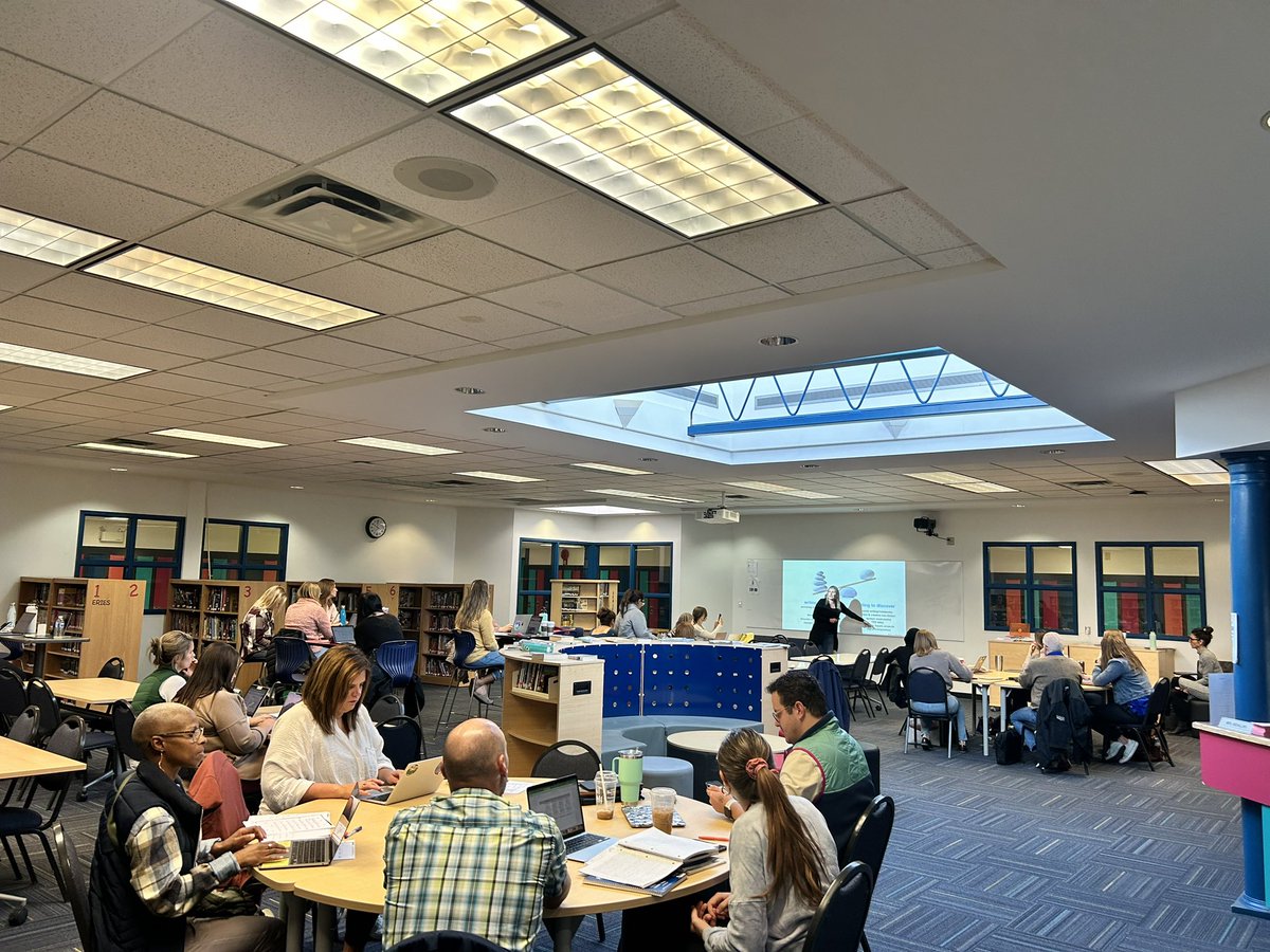 Rocky View Teachers attending PL on their self-directed day. We had rich conversations about writing, including the use of formative rubrics and continuums for grades 3, 7 &amp; 10. Teachers - Thanks for joining us today! <a href="/RobertsJaner/">Jane Roberts</a> <a href="/carbocaro/">Carolane Contant</a> <a href="/JMacKenzie3_1/">Jaclyn MacKenzie</a> <a href="/jadechausse/">Mrs. Jade Chausse</a> #RVSed