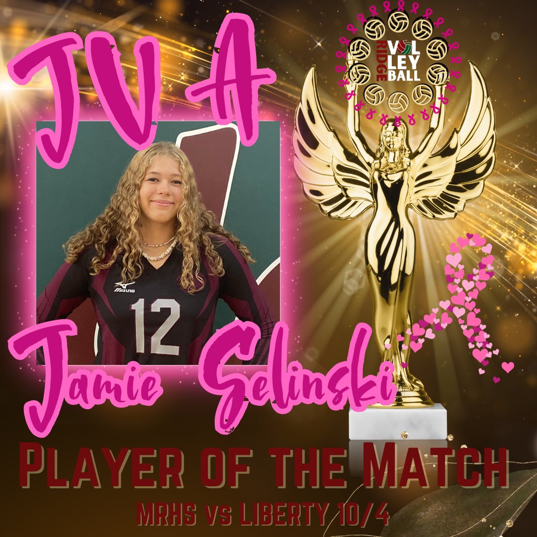 Congratulations Jamie on a great performance against Liberty. Your steady defense and big swings pushed your team ahead. Great job!