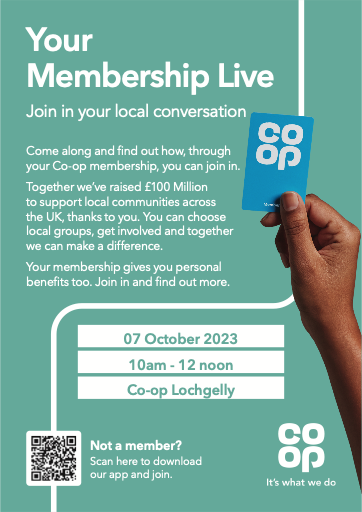 ShirleyDenton12's tweet photo. What's everyone up to tomorrow?
Why not pop along to the Co-op food store in Lochgelly 10am - 12noon where I will be talking to everyone about Membership. Play Your Cards Right and win prizes!
#itswhatwedo @coopuk #memberprices #membershiplive #fife
@struanf67 @KirstyEzady https://t.co/5gUAh5fhMm