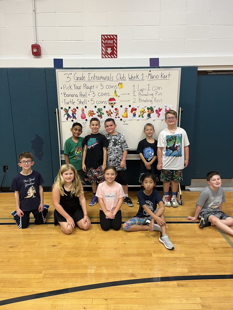 Third Grade Intramurals Club kicked off this week with a game of Mario Kart! Thanks to all the PE teachers who shared their versions of this game on YouTube, so we could develop our own! We had a blast! 🍄⭐️  <a href="/POBATHLETICS/">POB ATHLETICS</a> <a href="/StratfordPOB/">StratfordRoadSchool</a>