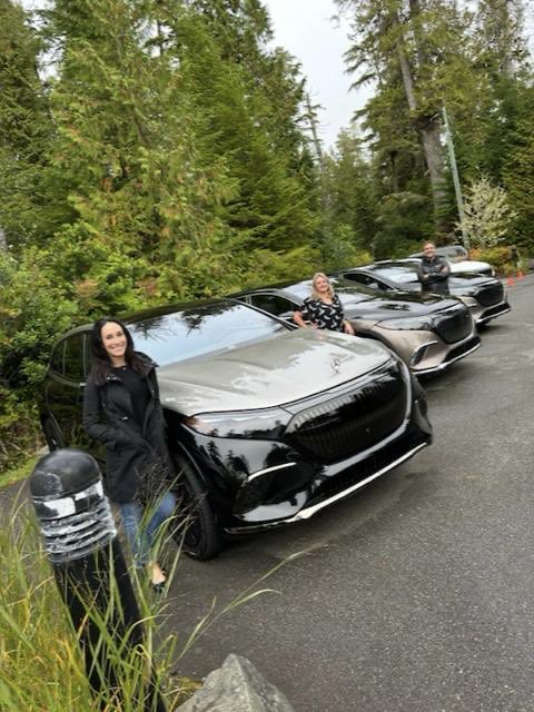 A few of our jurors from USA getting a taste of the luxe life at the recent Mercedes-Maybach #EQS SUV launch in Vancouver. #mercedesmaybach #Mercedes #wcoty