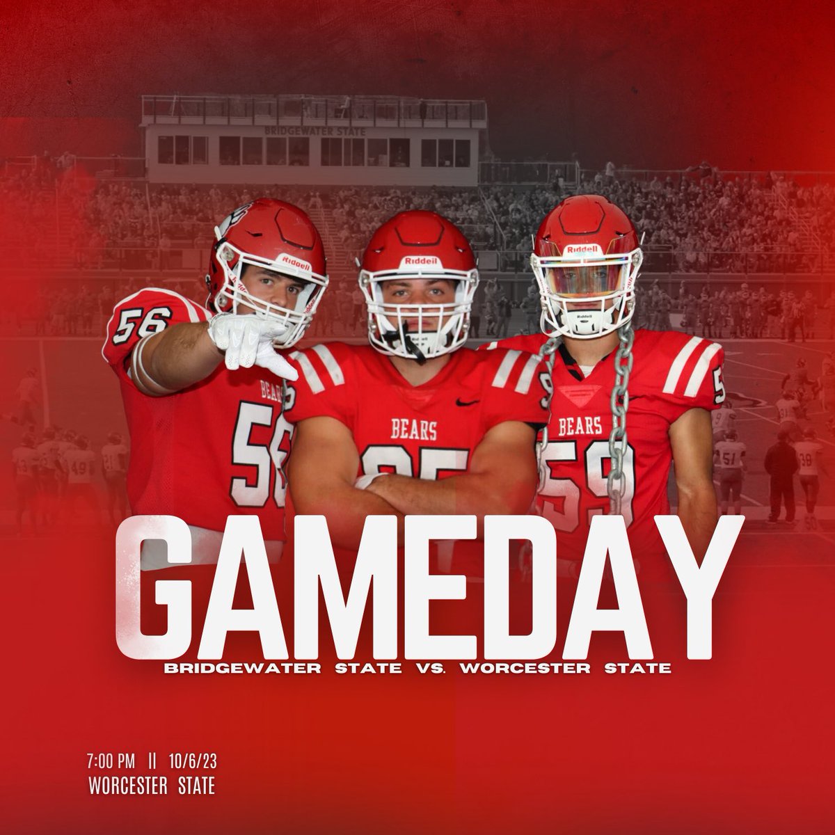 Gameday Bears!!!! 7PM at John Coughlin Memorial Field