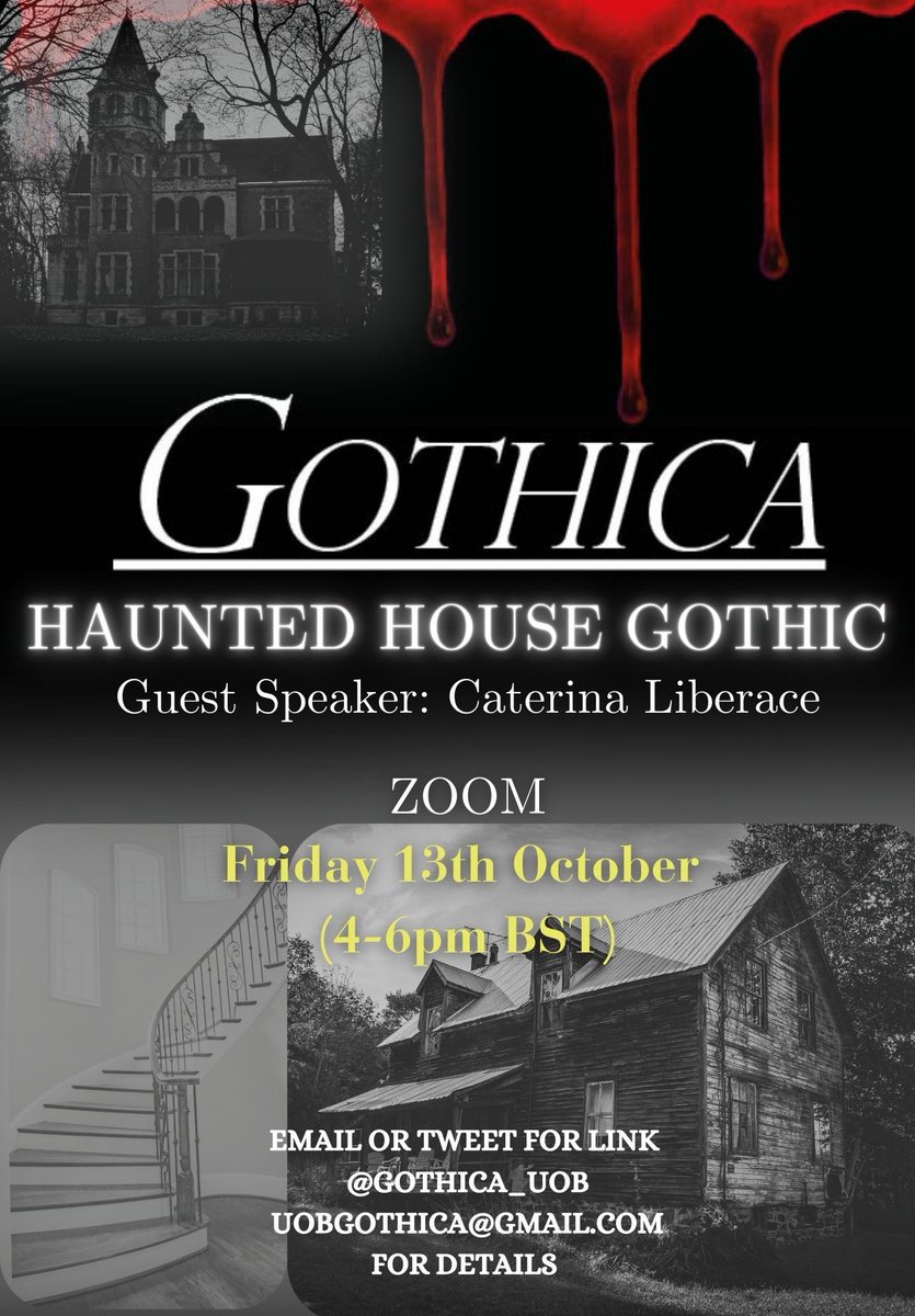 Emily__Vincent's tweet photo. Only 1 week to go until our free online @Gothica_UoB session on Haunted House Gothic with our guest speaker @Cat_Liberace! All are welcome, details and readings below ⬇️
https://t.co/uiO2pG45cD
I even have a twisty stemmed pumpkin to get me in the #Halloween season mood 🏚️👻🎃 https://t.co/wplshX8q5k