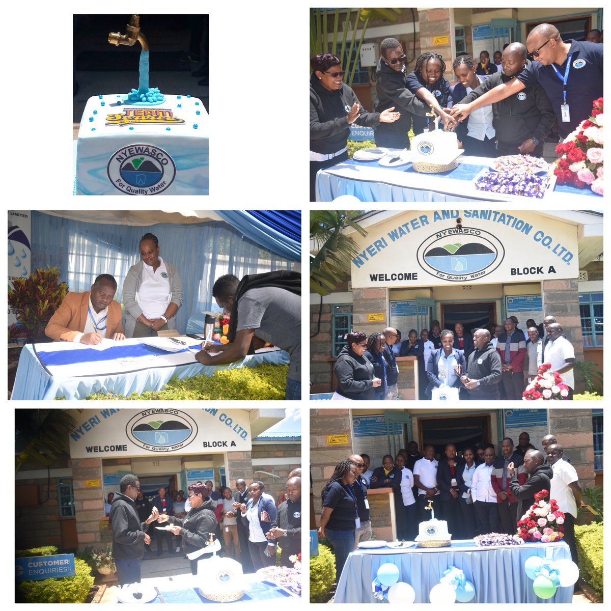 Nyeri_water's tweet image. Culminating the Customer Service Week 2023 in style!

To our team, we salute you! 

#CSW2023 
#TeamService2023