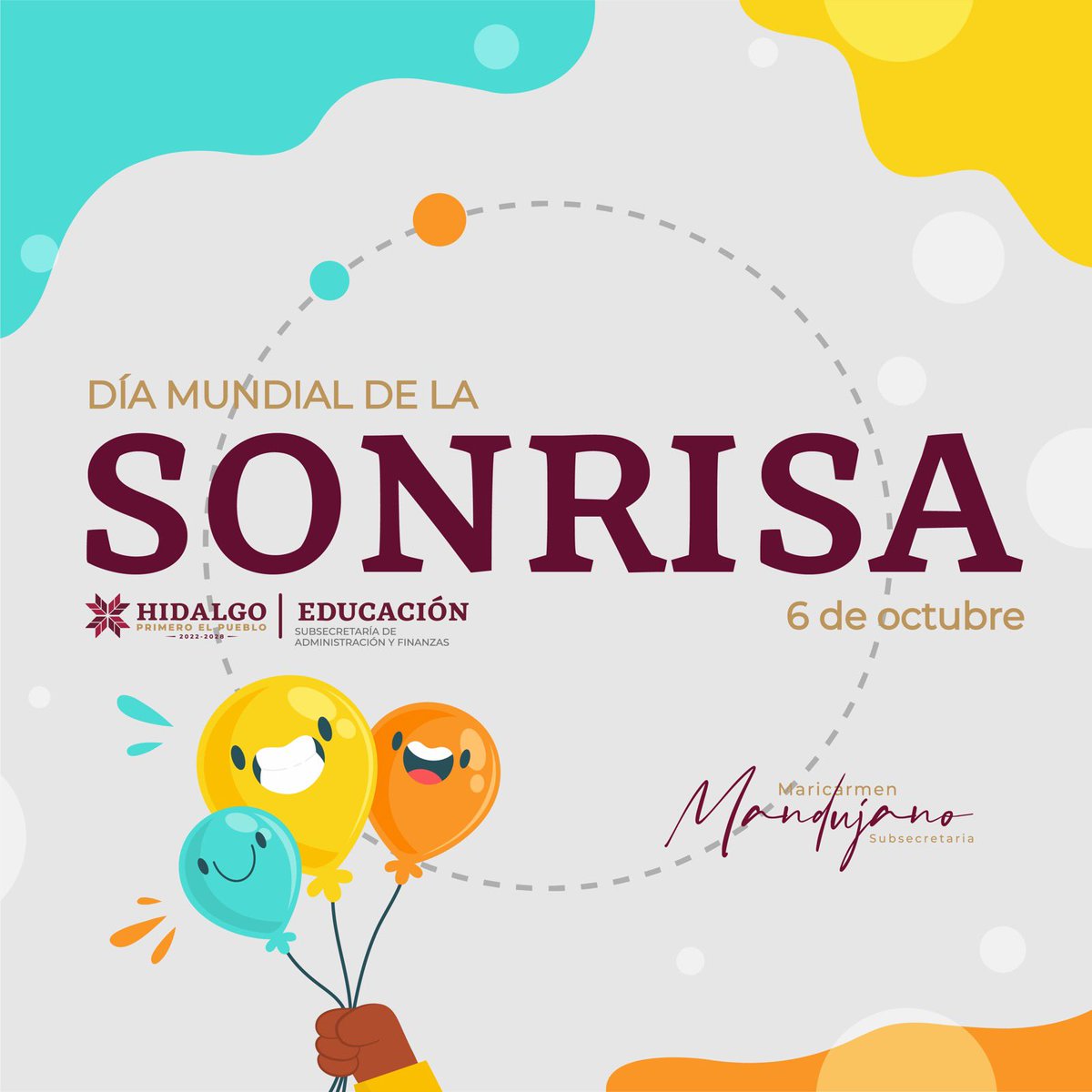 MarycarmenMandC's tweet image. Sonreír no es mostrar los dientes sino el alma. - Mahatma Gandhi -

#DíaMundialDeLaSonrisa
.
@SEPHidalgo
