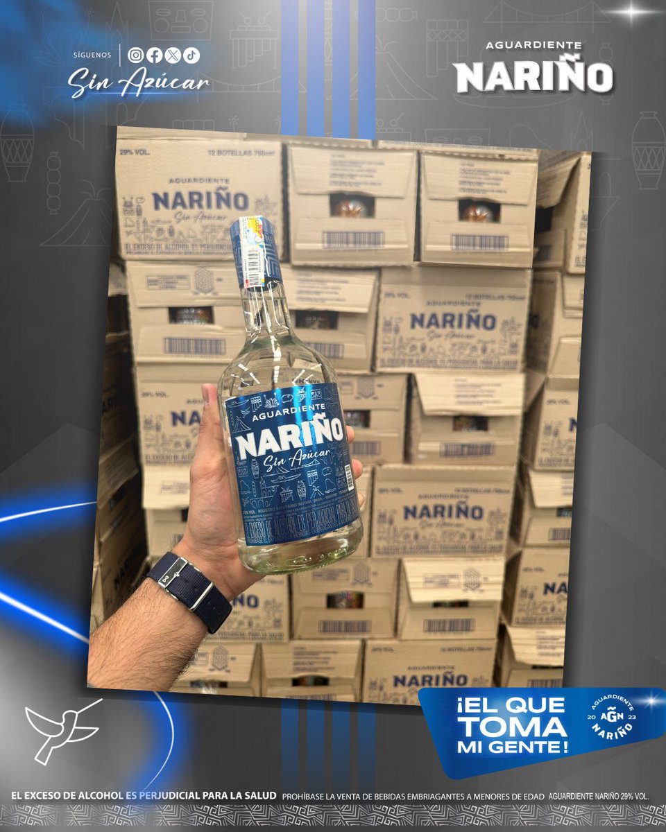🍸 Este viernes, brindemos con el auténtico sabor de nuestra tierra.

🫶Aguardiente Nariño 
•𝓮𝓵 𝓺𝓾𝓮 𝓽𝓸𝓶𝓪 𝓶𝓲 𝓰𝓮𝓷𝓽𝓮•

¡🆂🅾🅼🅾🆂 🅵🅸🅴🆂🆃🅰 🆂🅾🅼🅾🆂 🅰🅻🅴🅶🆁🅸🅰! 
🎉🥂🔥

 #AguardienteNariño