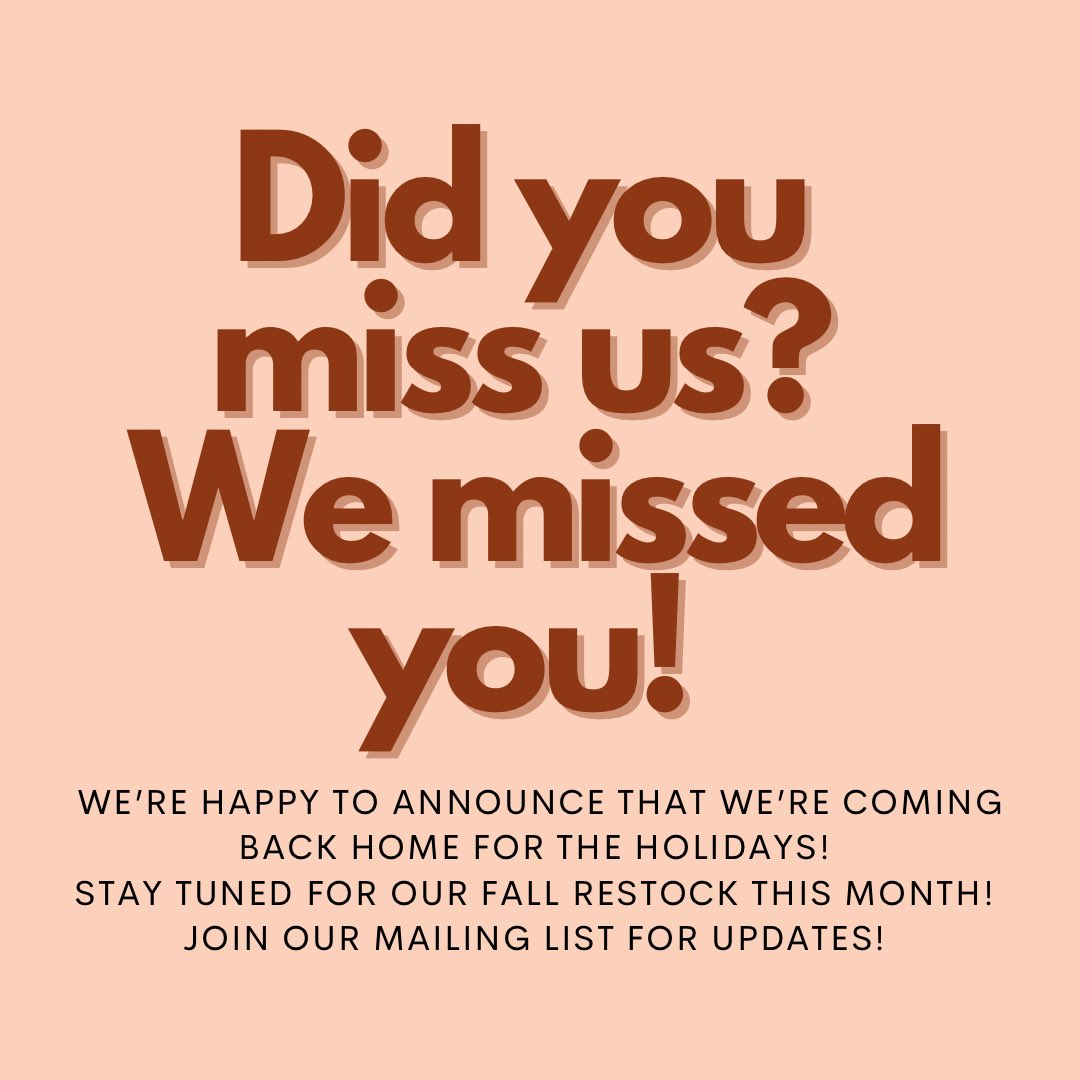 GetLeighedCos's tweet image. Hey! Is this thing on? 👀 We have an announcement to make! We’re coming home with YOU this holiday season. Restock later this month! Stay Tuned!