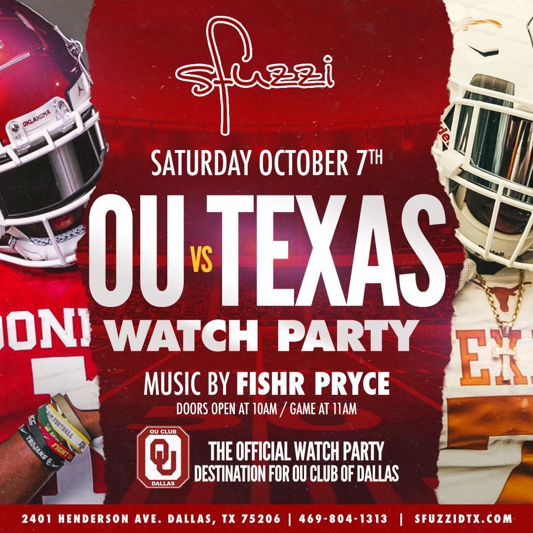 OUDallas's tweet image. BEAT TEXAS WEEKEND IS HERE!!!

Pep Rally Event Tonight @ 5PM! 
Watch Party Tomorrow @ 10AM!