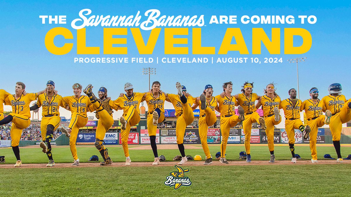 Banana Ball is coming #ForTheLand. 

thesavannahbananas.com/tickets