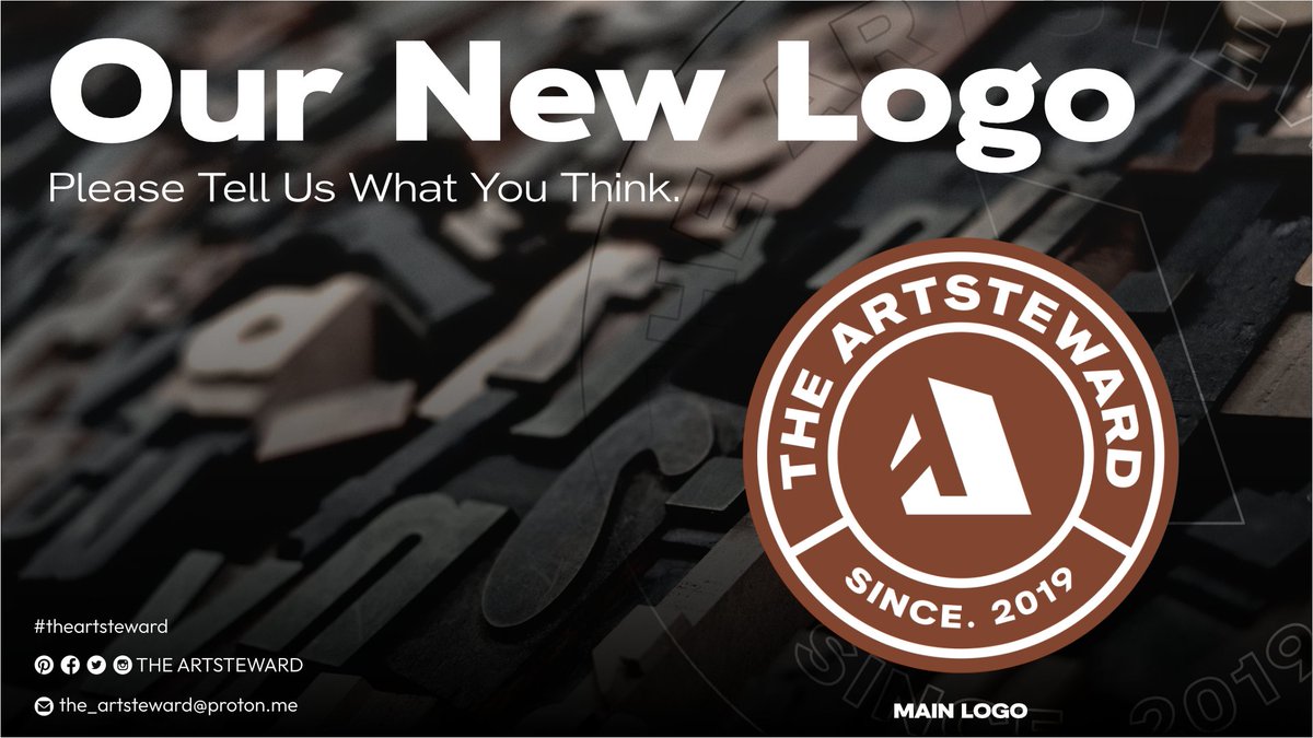 Logo Reveal 🌗

Tell us what you think about our new logo.

#BrandUpdate #Logoupdate #BW #Logos #Identity #System #tothesteward #theartsteward #EmblemLogo #POD #fearofgod #vintage #rebrand #USA #wordmark #Letter #Mark