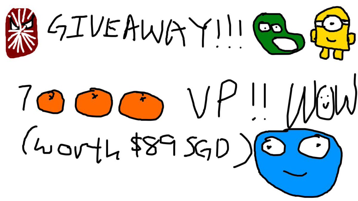 7000 𝐕𝐀𝐋𝐎𝐑𝐀𝐍𝐓 𝐏𝐎𝐈𝐍𝐓𝐒 𝐆𝐈𝐕𝐄𝐀𝐖𝐀𝐘
(worth $89SGD)

✅ Follow <a href="/slurpingpeach/">x</a> &amp; <a href="/dversityesports/">D'VERSITY Esports</a>
✅ Like &amp; Repost
✅ Tag 3 Friends

Ends on 22 October 2359 SGT
#VALORANT #GIVEAWAY