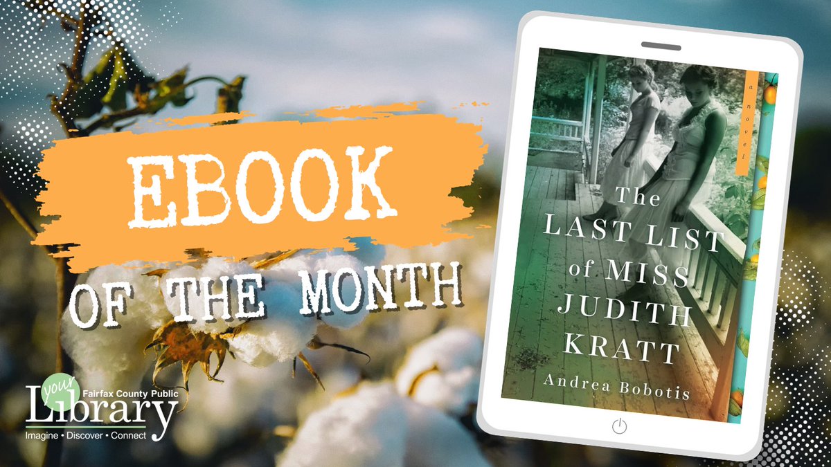 fairfaxlibrary's tweet photo. Looking for a little murder and mystery this month? Look no further than our October #eBook of the month, "The Last List of Miss Judith Kratt" by @AndreaBobotis. Available all month with no hold or waits for FCPL cardholders! Check it out now: https://t.co/LdG5uzpjVp. https://t.co/T74FoRoZ3t