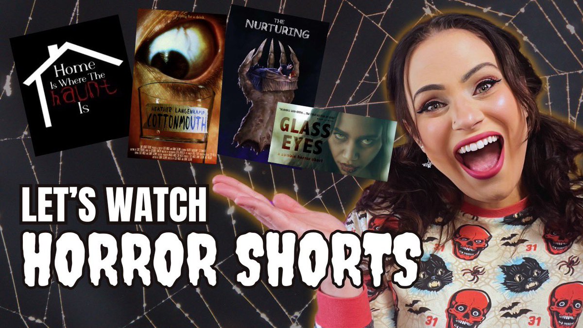 SassySledgehmmr's tweet photo. ICYMI! I hosted a #horrorshorts marathon last night with some truly terrific shorts, including:
- Cottonmouth (with @LangenkampH)
- Glass Eyes
- Home is Where the Haunt Is
- The Nurturing 

Thanks to everyone who joined and has watched since! 

Check it out: https://t.co/SkppgiVO41