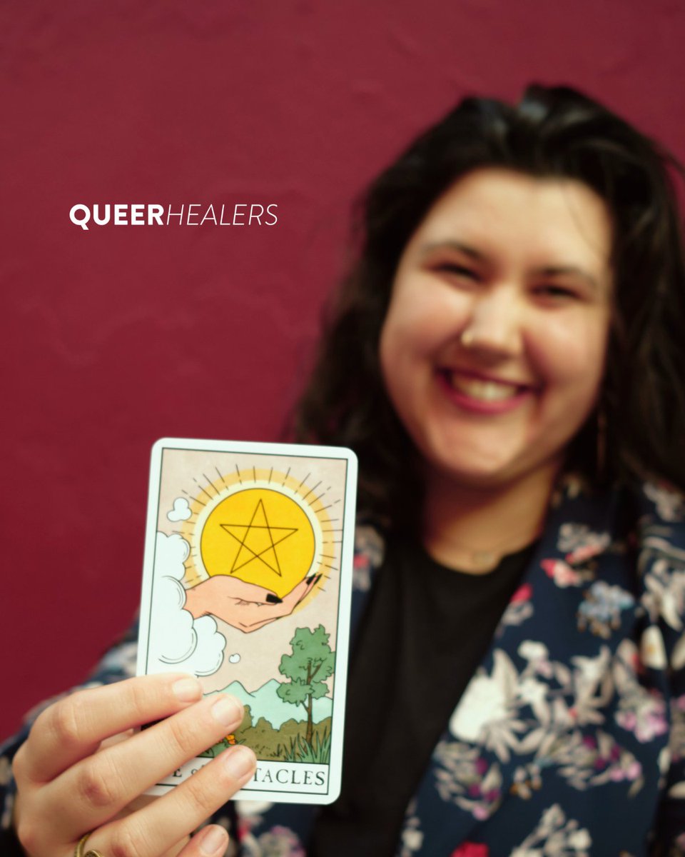 QueerHealers currently lists dozens of practitioners who work with #Tarot and #Oracle cards. The readers featured here are just a few of the #queer practitioners on our site offering #virtual sessions. To learn more and find the reader right for you, visit QueerHealers.com