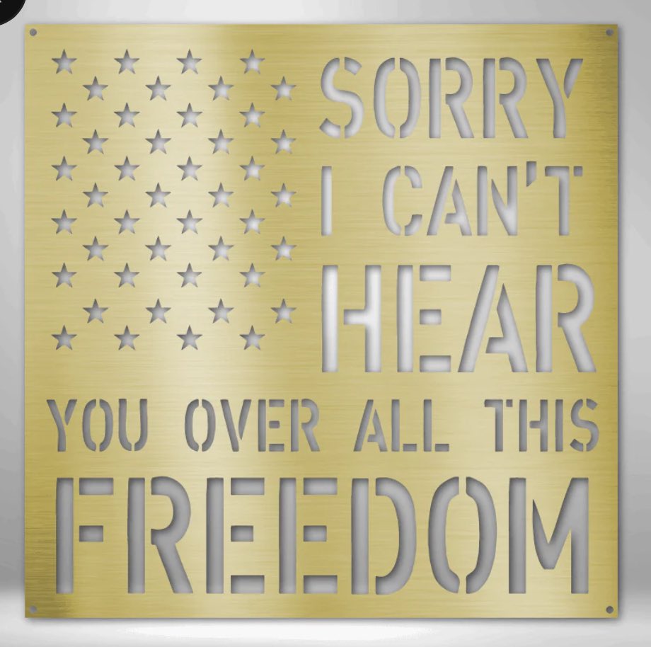 ARSPECIALTIES's tweet photo. @realDailyWire If only she had remembered to order a sign from us. https://t.co/TggxriRpAf