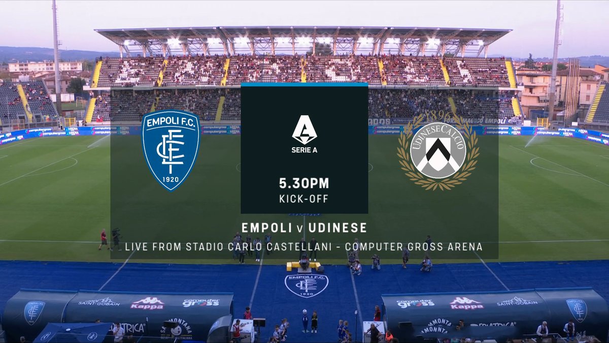 Empoli vs Udinese Full Match Replay