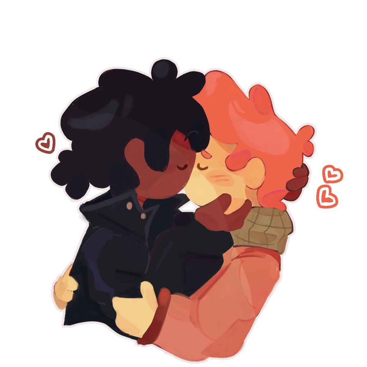 How do you guys draw people making out?/joking
anyway- the sillies
 Gary and  marshalllee
#gumlee #gumballprince #marshalllee #marshallleefanart #marceline #garyxmarshall  #ibispaint