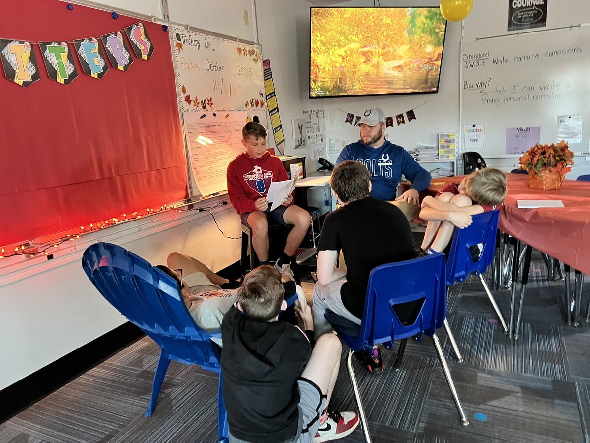 Ms_Rush_MES's tweet photo. Part 1 - Students celebrated and shared their personal narratives, after weeks and weeks of hard work! I am so proud of all of their accomplishments!!! #wecandohardthings https://t.co/sJQlWSaAZ1