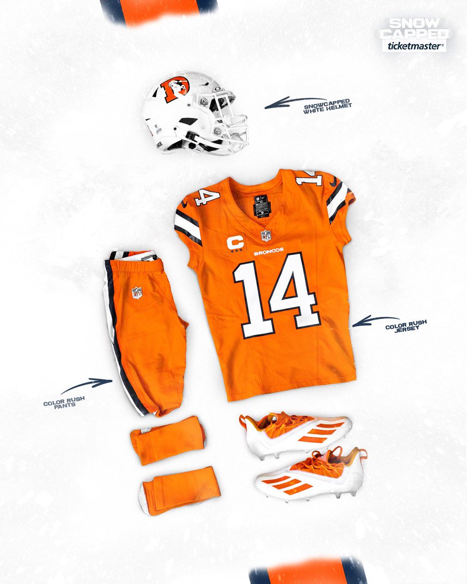 Broncos's tweet photo. Sunday’s threads. 🔥🥶 https://t.co/pdNr96LMjZ