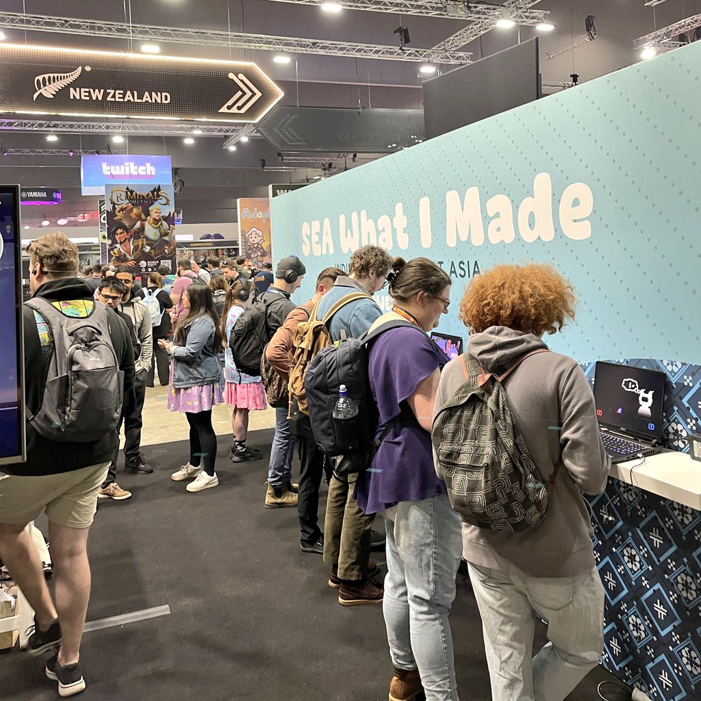 96lions_'s tweet photo. hey #PAXAus2023 gang, check out @ukiyostudiosau booth 1050 for #SEAWhatIMade #indiegames from Southeast Asia! go go go! https://t.co/OmifFI4bf3