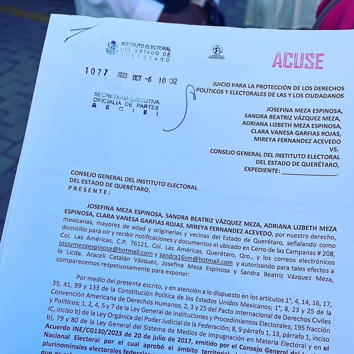 VaneeGarfias's tweet image. Decidí luchar no solo por mi, si no por todas las mujeres 💜
#LasMujeresAlPoder
#JuntasEsMejor