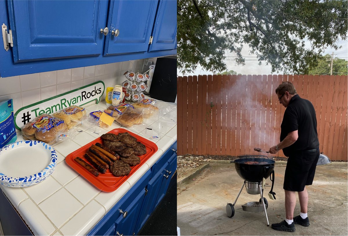 Big thanks to Parts Manager Tom for grilling us up some lunch on this beautiful Friday! You rock Tom! #teamryanrocks