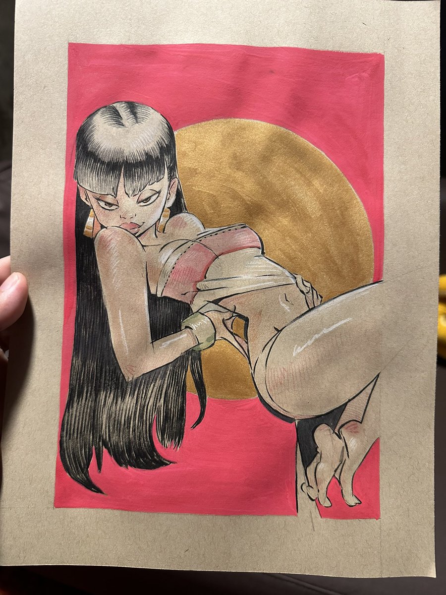 「Inktober day 6: Golden」|Philtomato 🍅のイラスト