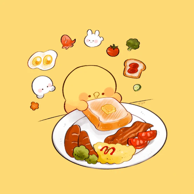 もーにんぐ  #きみピヨ