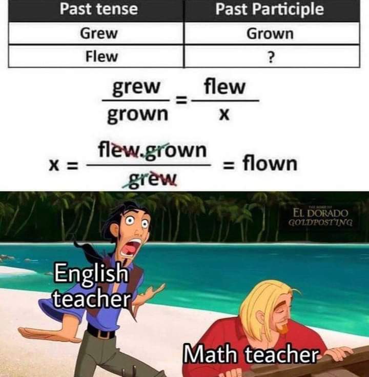 sonukg4india's tweet photo. #English_teacher vs #Math_teacher https://t.co/LHGegTELOw