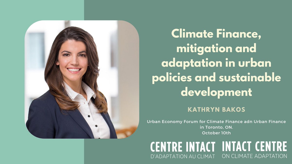 Intact Centre | Centre Intact (@icca_canada) on Twitter photo Join Kathryn Bakos at the <a href="/EconomyUrban/">Urban Economy Forum</a>, discussing urban policies that integrate climate finance. Explore strategies for mitigating and adapting to climate change while prioritizing community values for sustainable development.
Register now: ueforum.org/uef5/registrat…
#UEF5 Join Kathryn Bakos at the <a href="/EconomyUrban/">Urban Economy Forum</a>, discussing urban policies that integrate climate finance. Explore strategies for mitigating and adapting to climate change while prioritizing community values for sustainable development.
Register now: ueforum.org/uef5/registrat…
#UEF5