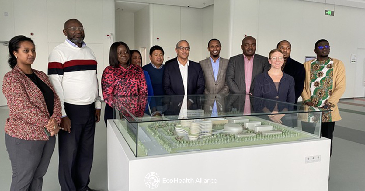 It’s not quite field work, but nonetheless, today’s #FieldWorkFriday comes to us from EcoHealth Alliance’s Science and Outreach Team, who recently visited the Africa CDC headquarters in Addis Ababa, Ethiopia!
