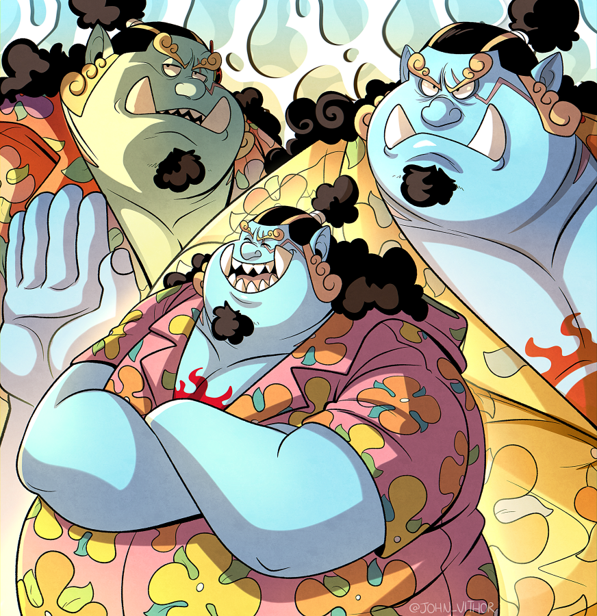 Jinbe is looking so freaking good in the current One Piece arc, I really had to draw him 🦈🐋✨