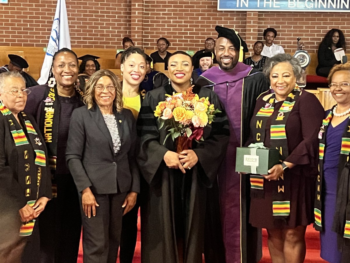 Today was a full circle moment for NCNW as @shavonarline was the convocation speaker at @BScotia1867, the place where our founder and first President, Dr. Mary McLeod Bethune, attended.