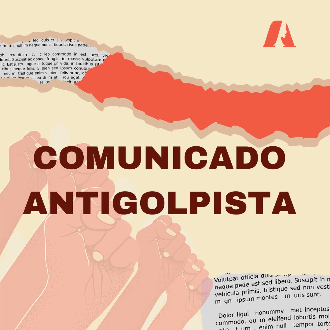 NosoTrasgt's tweet photo. ✊🏽🇬🇹Nosotras también nos unimos al paro y exigimos la renuncia de los y las golpistas.
#renuncia #noaladictadura #parnonacional #arte #libertad #escritoras #editoras #NoAlGolpeDeEstado https://t.co/scrxPbjf0F