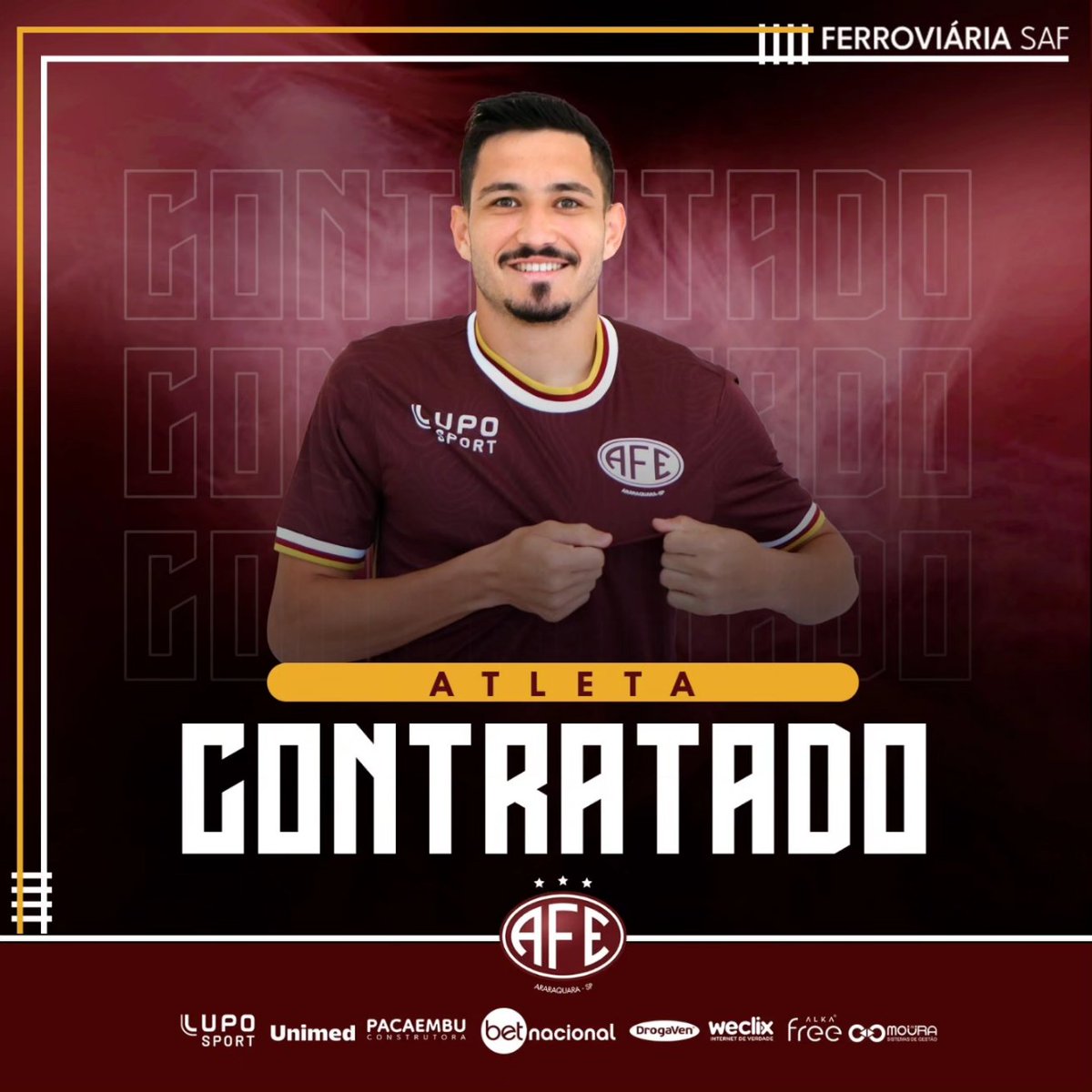 afeoficial's tweet photo. 💪🇱🇻🚂💨
Vitor Barreto e Lucas Rodrigues permanecem na Ferroviária para 2024!

A AFE já iniciou o planejamento e investimento para a temporada 2024, e realizou a aquisição dos dois atletas que participaram do acesso nacional!

Veja matéria completa: https://t.co/wZWdiZN04C https://t.co/DCdsy9Ob4o