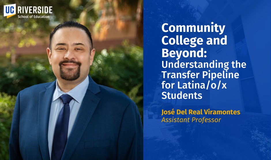 Professor @jdelrealv recently released a publication on Latinx college transfer students. Congratulations on the accomplishment, Dr. Del Real Viramontes!  Interested in research on #Latinx #college #transfer #students? Buy the book: bit.ly/3PJrs3Z