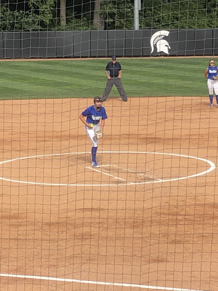 SoftballDewitt's tweet photo. What a great moment today seeing DeWitt Softball alum and LCC Stars pitcher Kyra Shadduck @kyrashadduck compete against the Spartans at Secchia Stadium! Keep working Kyra! 🥎💪
@dewittathletics 

“…her fame throughout the land.” https://t.co/bjjr15hbVS