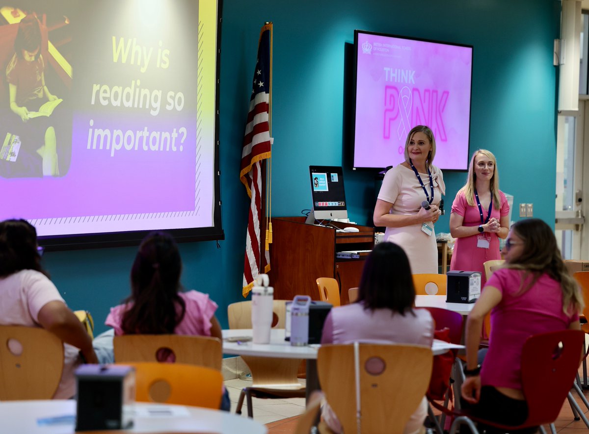BISHouston's tweet image. Learning from the experts! Enjoying afternoon tea at our reading skills masterclass for parents to understand more about supporting our #naeachievers as they move into the next phase of their reading journey, moving from learning to read to reading to learn!  #BISHouston
