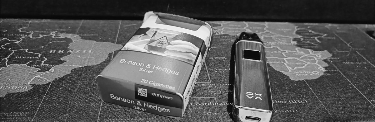 Stopped smoking last week but I was struggling with the cravings so picked up a vape to help me through it. Hopefully I can stay well away from the cigs... #Stoptober