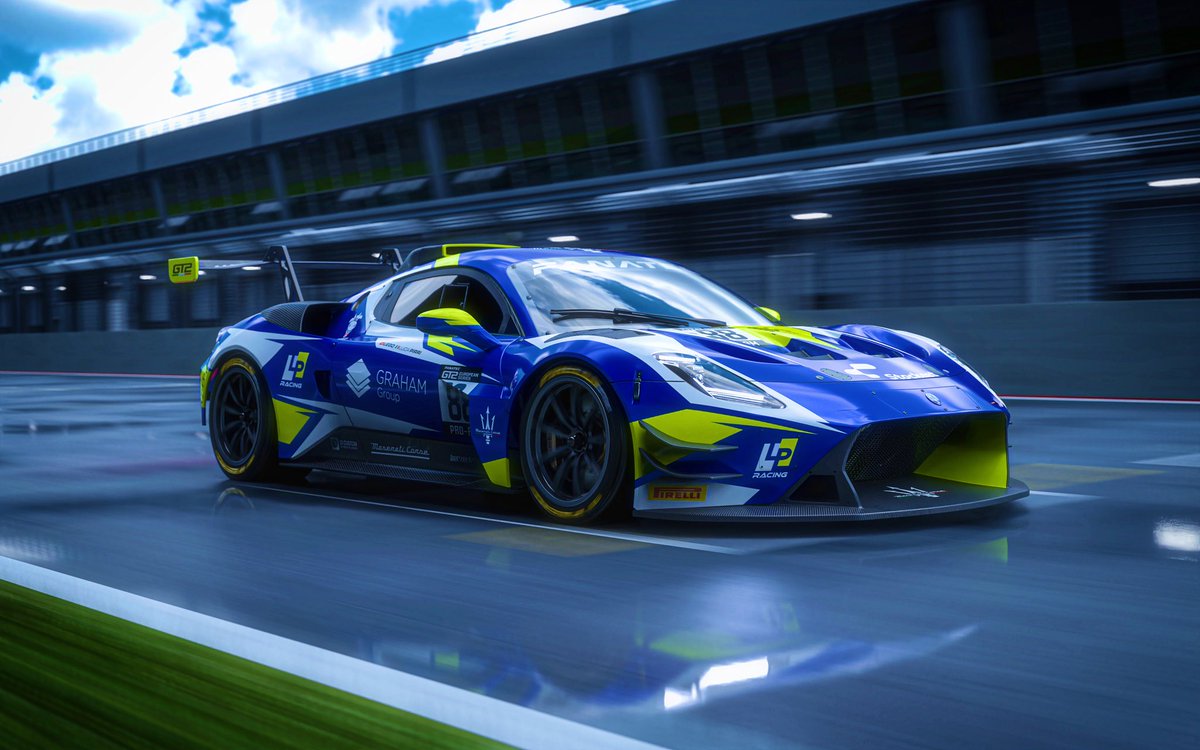 berzerkdesign's tweet photo. New customer - new car | Welcome #LPRacing with the all new @MaseratiCorse @Maserati #GT2 for @GT2European 💙💛 https://t.co/c39WFFABIF