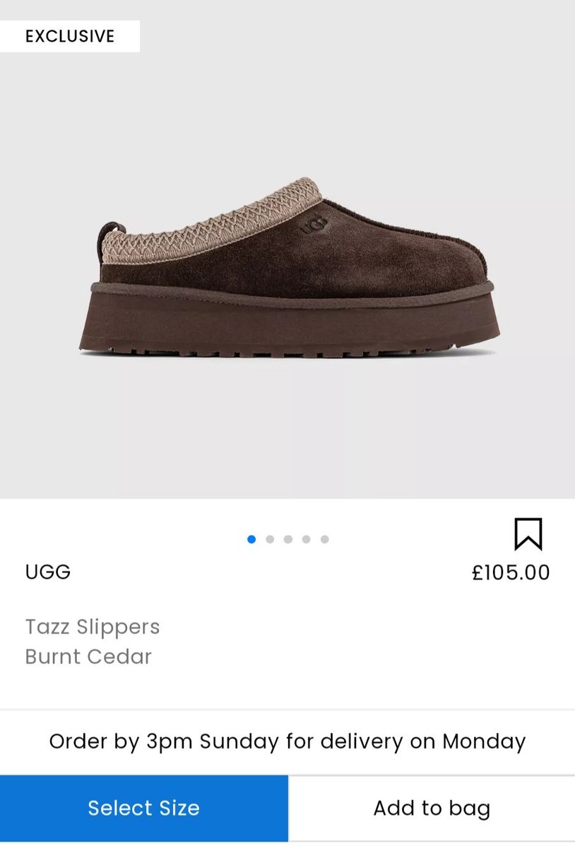 raffle_sneakers's tweet image. OFFICE EXCLUSIVE

UGG Tazz Burnt Cedar on Office

rflsnk.link/fhscuwKR

WORLDWIDE SHIPPING