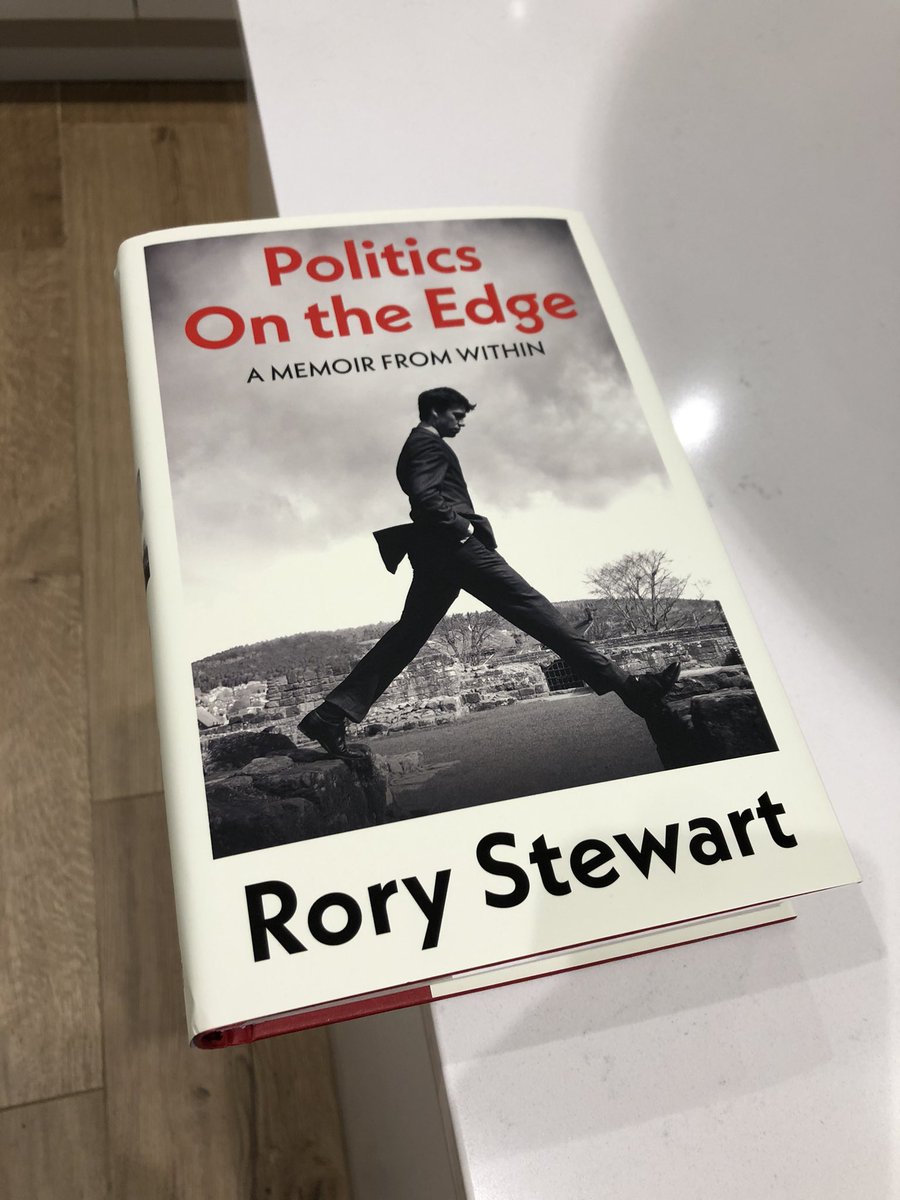connollydmt's tweet photo. Looking forward to getting stuck into this new purchase #politicsontheedge - thank you @RoryStewartUK ! https://t.co/ODU417ieF7