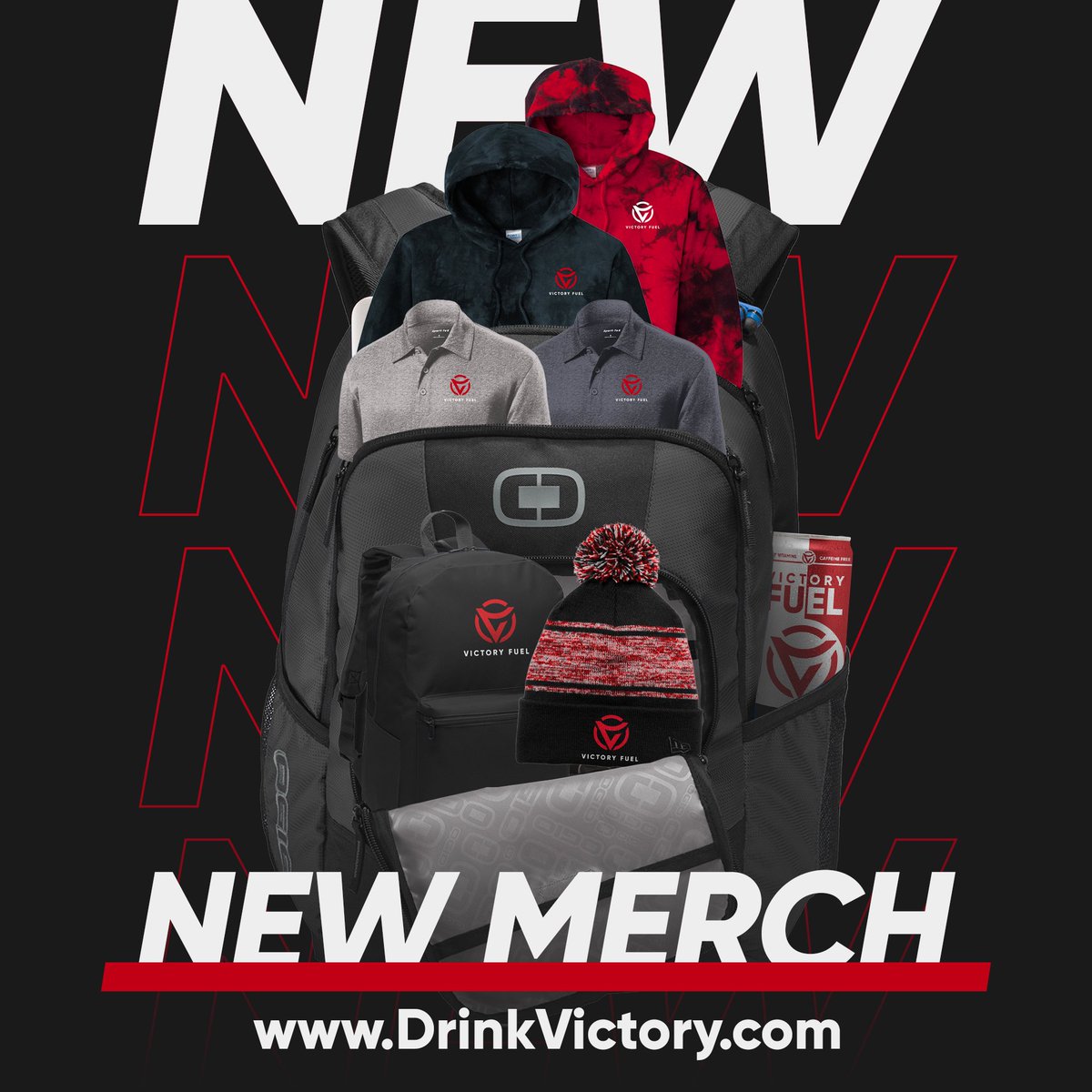 Drink_Victory's tweet image. Backpacks, polos &amp;amp; tie dye hoodies 😍⛽️

Shop now @ DrinkVictory.com