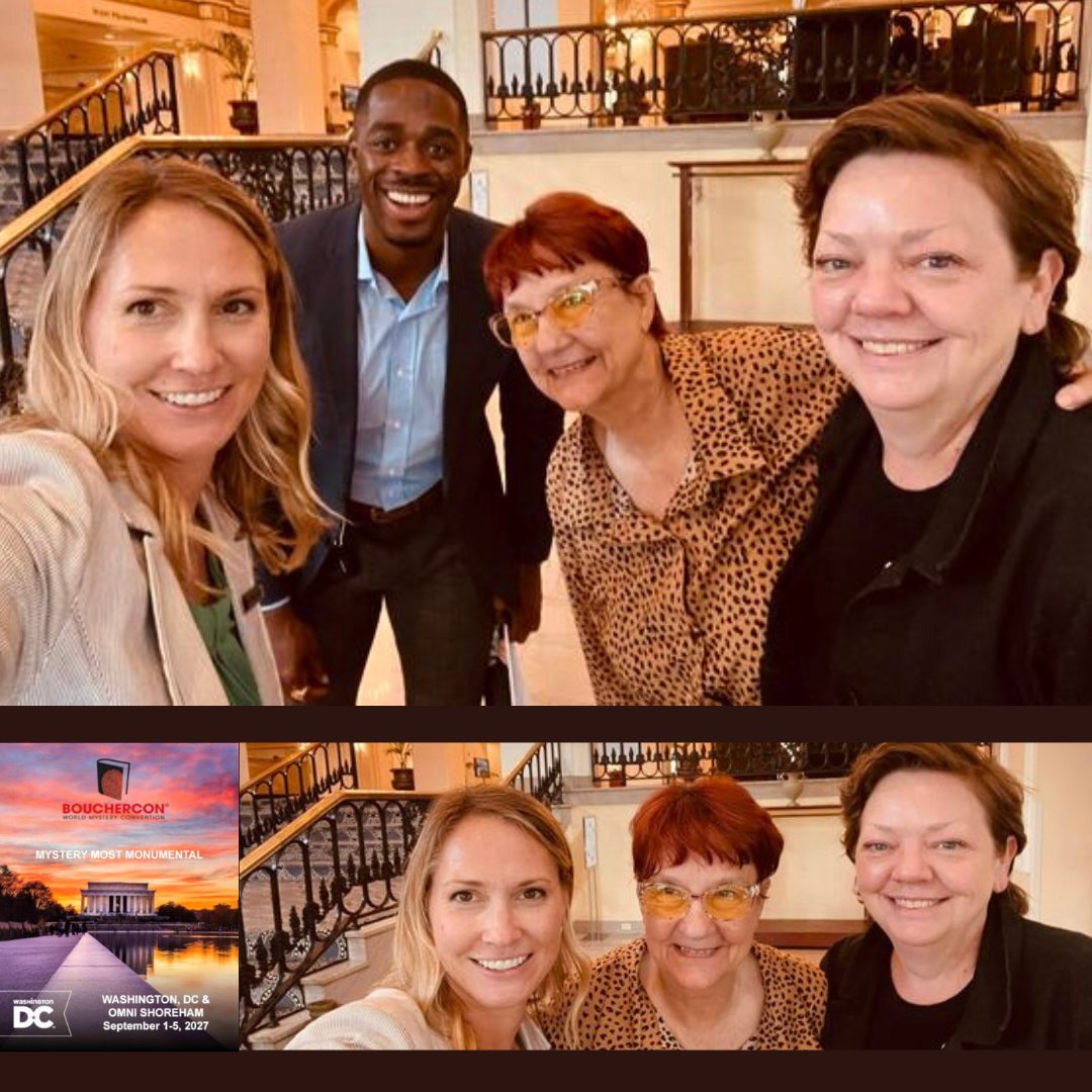 Bouchercon (@bouchercon) on Twitter photo Bouchercon 2027 is in the works! The amazing Shawn Reilly Simmons, and the wonderful Connie Perry, are making magic in Washington DC. Can't wait for 2027!!
<a href="/ShawnRSimmons/">ShawnRSimmons</a> <a href="/cheaddc/">cheryl a. head (she/her) INTJ/LGBTQ/BLM</a> #bouchercon2027 #readers #readerscommunity #writers #WashingtonDC Bouchercon 2027 is in the works! The amazing Shawn Reilly Simmons, and the wonderful Connie Perry, are making magic in Washington DC. Can't wait for 2027!!
<a href="/ShawnRSimmons/">ShawnRSimmons</a> <a href="/cheaddc/">cheryl a. head (she/her) INTJ/LGBTQ/BLM</a> #bouchercon2027 #readers #readerscommunity #writers #WashingtonDC