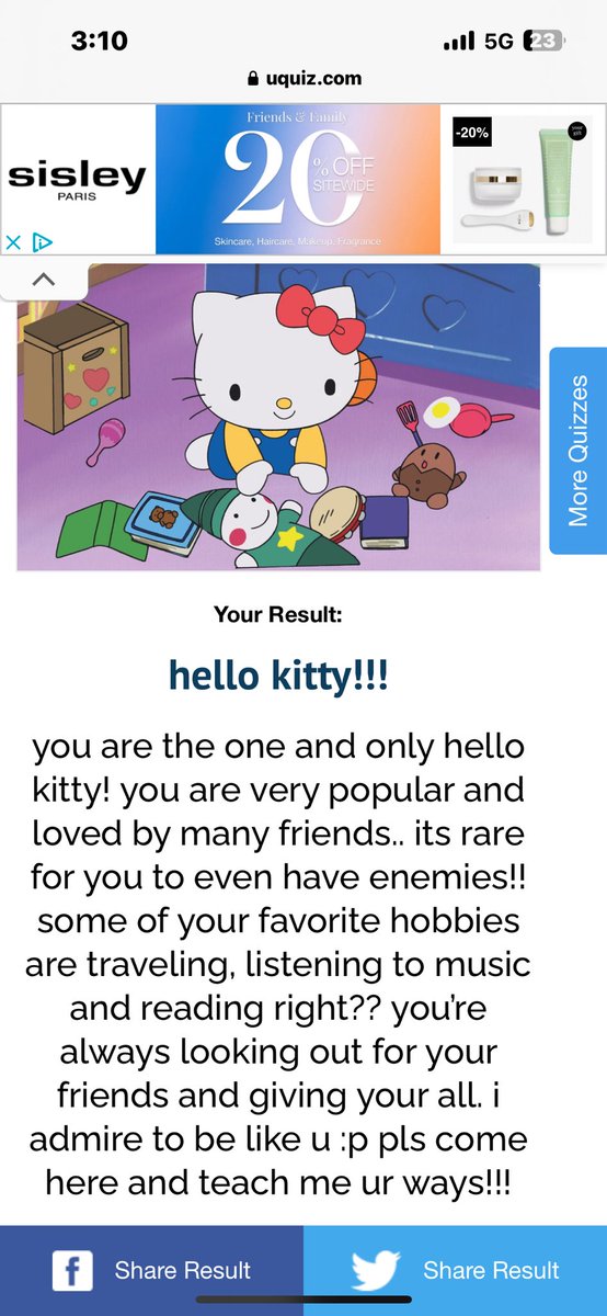 your bias + your sanrio character 

my jiji