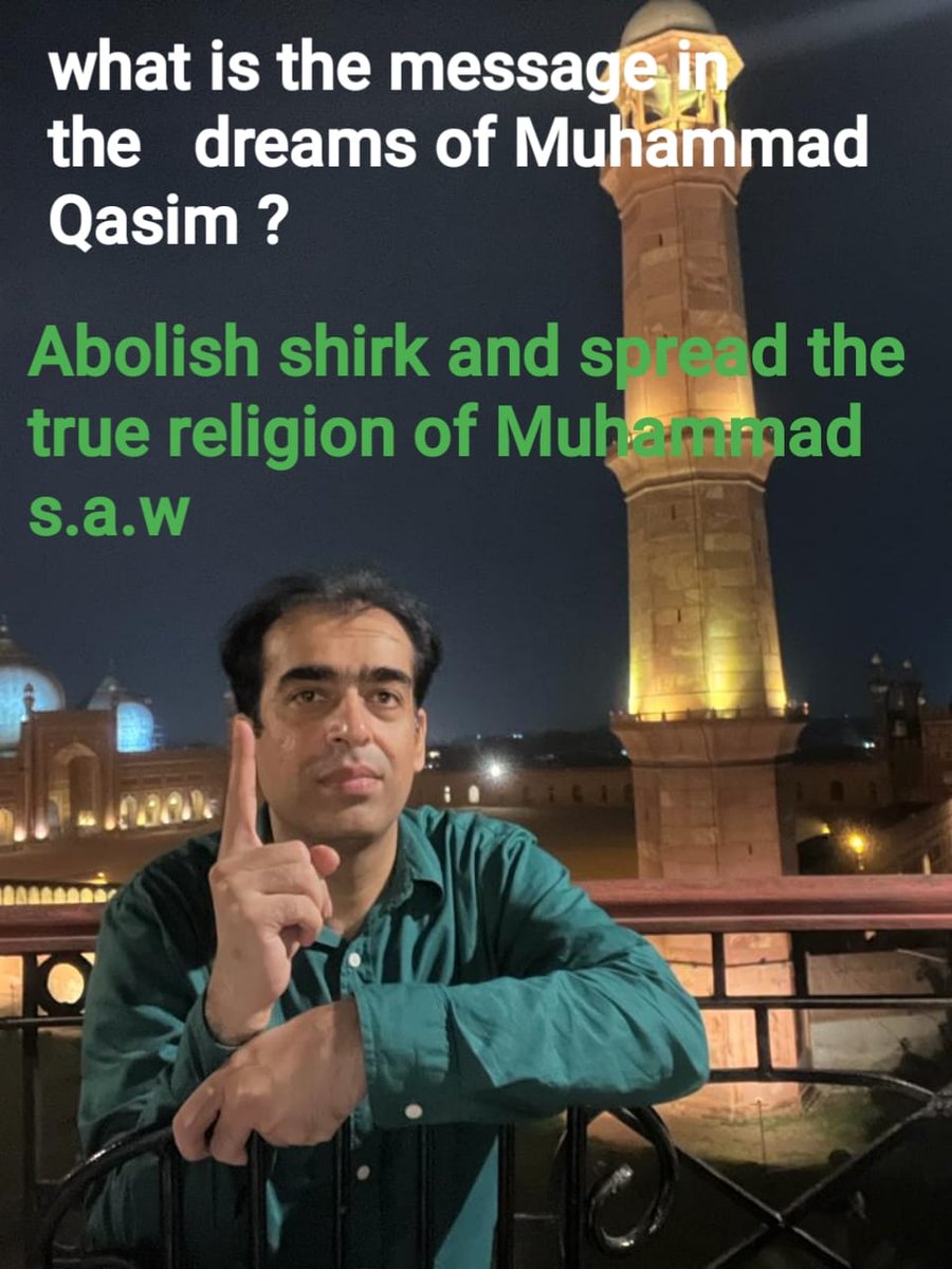 Saba_Waseem1's tweet photo. Today we have totally forgotten the chapter of tawheed we need to review it.please avoid shirk from your daily life and follow Muhammad qasim 's divine dream his has glad tidings for ummah.true Islam will rise again before qeyamah INSHALLAH. https://t.co/cQLMeoaMj4