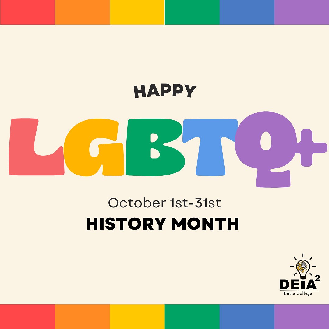 ButteIDEA's tweet photo. Happy LGBTQ+ History Month! LGBTQ+ History Month was first celebrated in the United States in 1994. It was founded by a high school teacher named Rodney Wilson, who wanted to encourage the inclusion of LGBTQ+ history and issues in school curricula. https://t.co/rxQxvXDVae